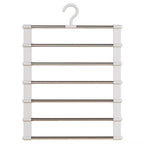 Multi-Layer Pants Hanger – Space-Saving Foldable Trouser Organizer